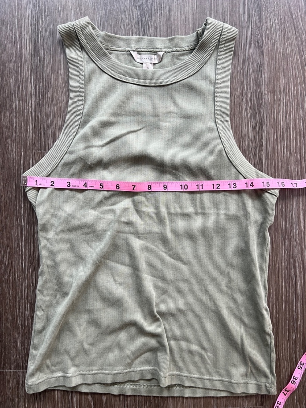 Banana Republic Fitted Ribbed Tank - Picture 9 of 9